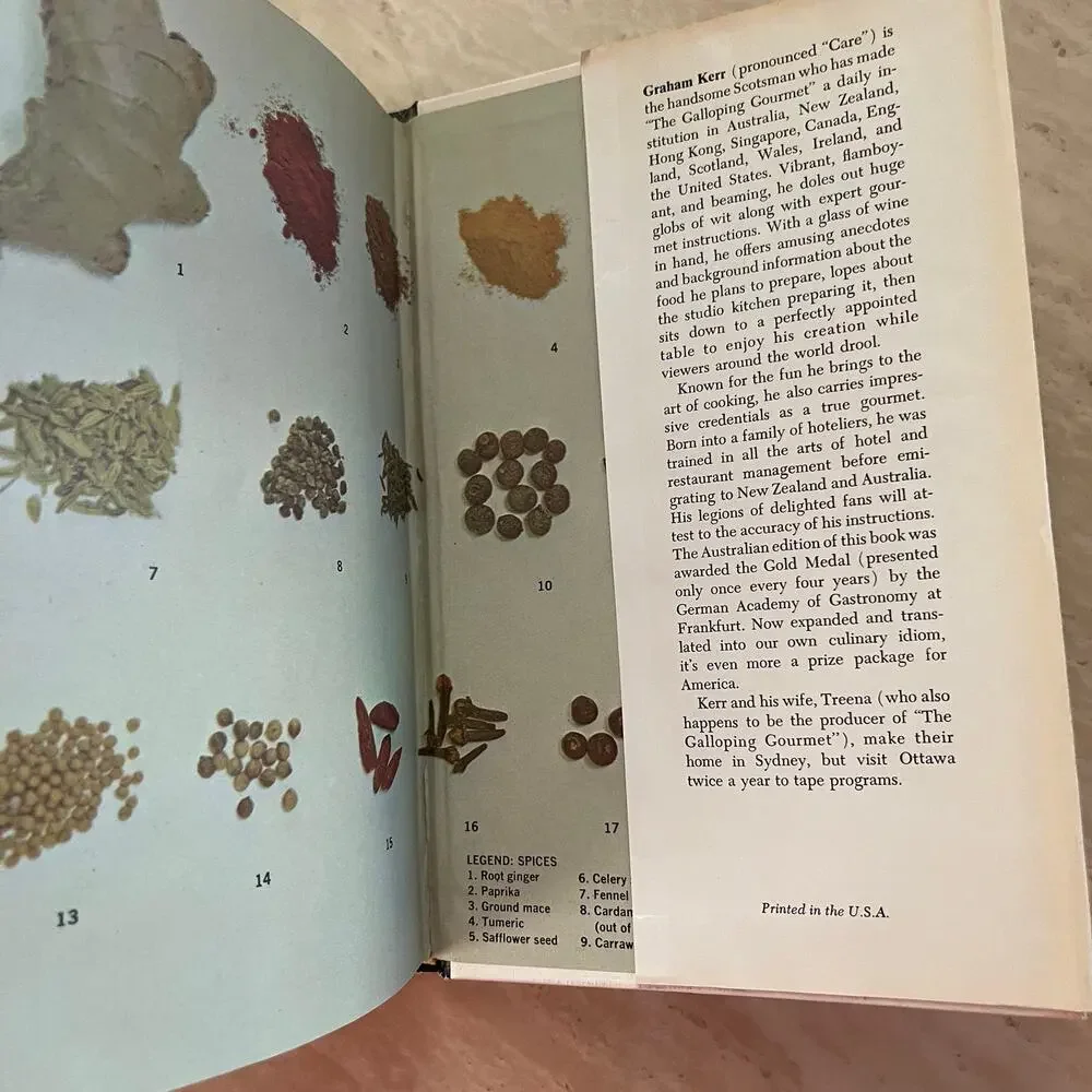 The Graham Kerr Cookbook The Galloping Gourmet Vintage 1969